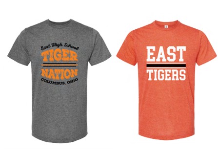 EAST HIGH SCHOOL TIGERS SHIRTS